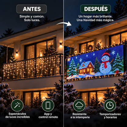 MerryPixels™ - Luces navideñas animadas e inteligentes