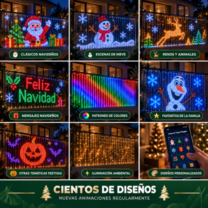 MerryPixels™ - Luces navideñas animadas e inteligentes