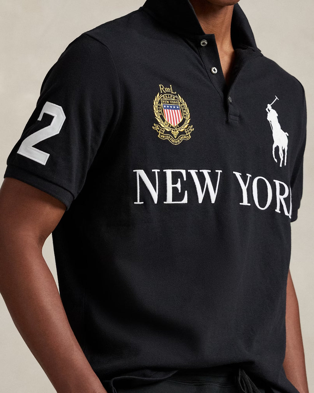 Classic Fit New York Mesh Polo Shirt