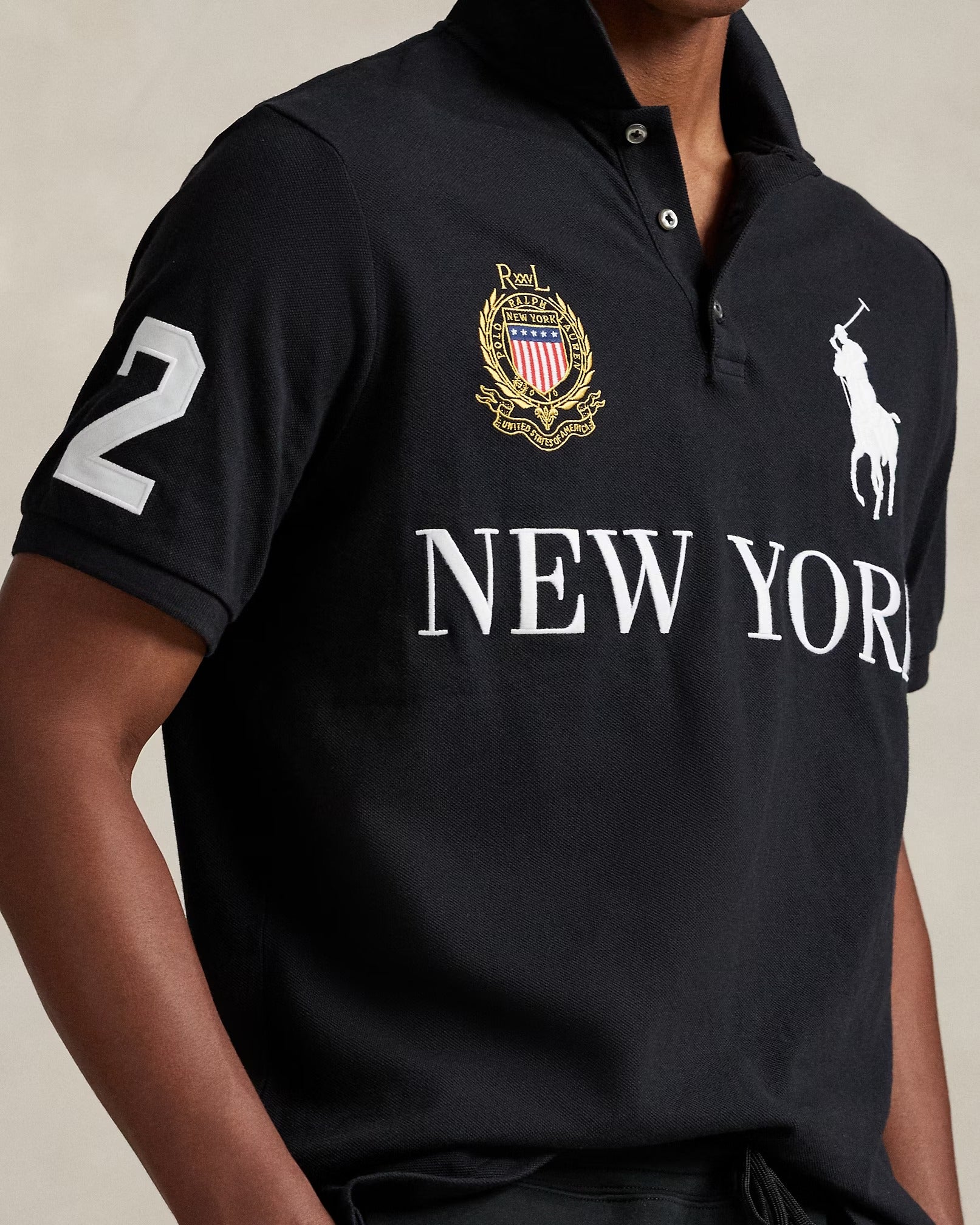 Classic Fit New York Mesh Polo Shirt