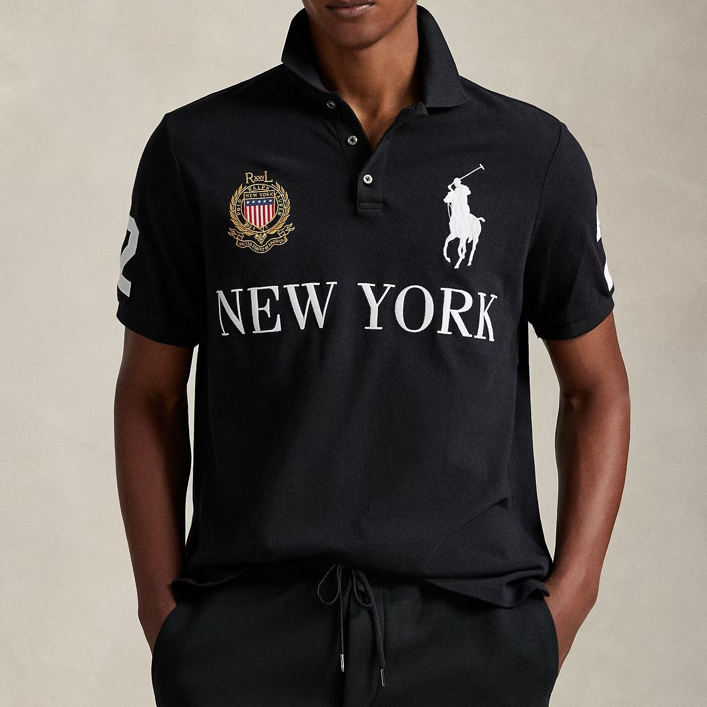 Classic Fit New York Mesh Polo Shirt