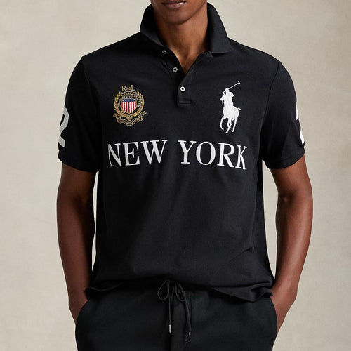 Classic Fit New York Mesh Polo Shirt